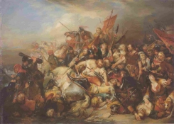 Bataille des Éperons d'Or par le peintre Nicaise de Keyser- 1836